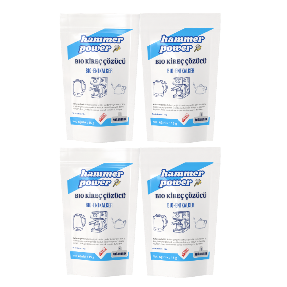 Hammer Power Bio Kireç Çözücü Toz 15g x 4 Ad.