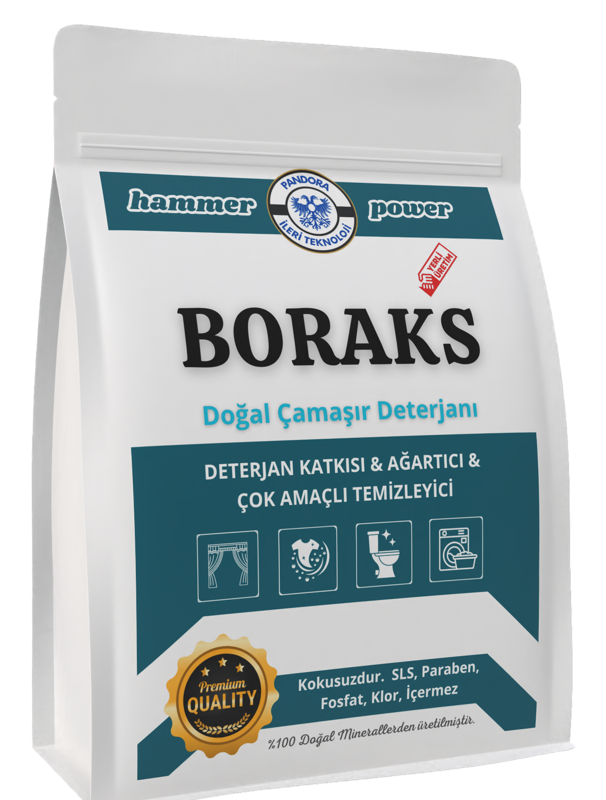 Hammer Power Boraks Doğal Deterjan 1500 g