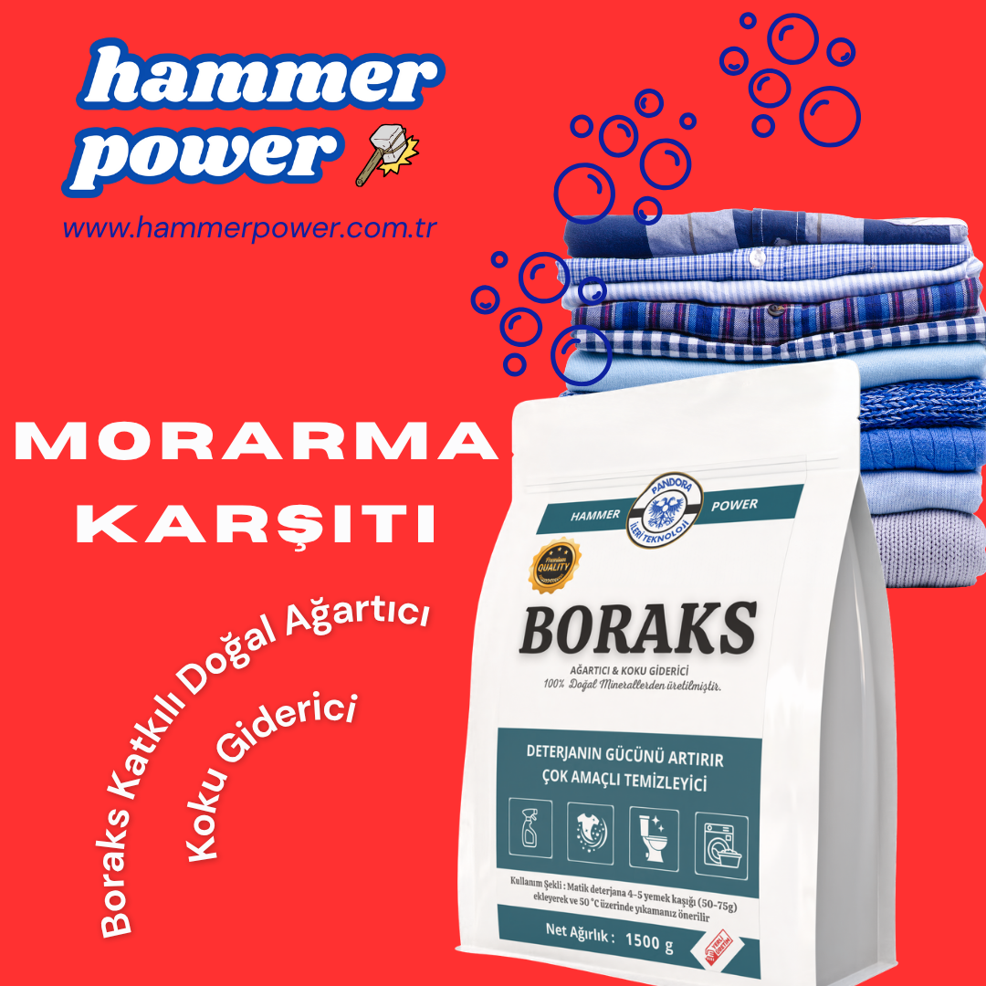 Hammer Power Boraks Doğal Deterjan 1000 g
