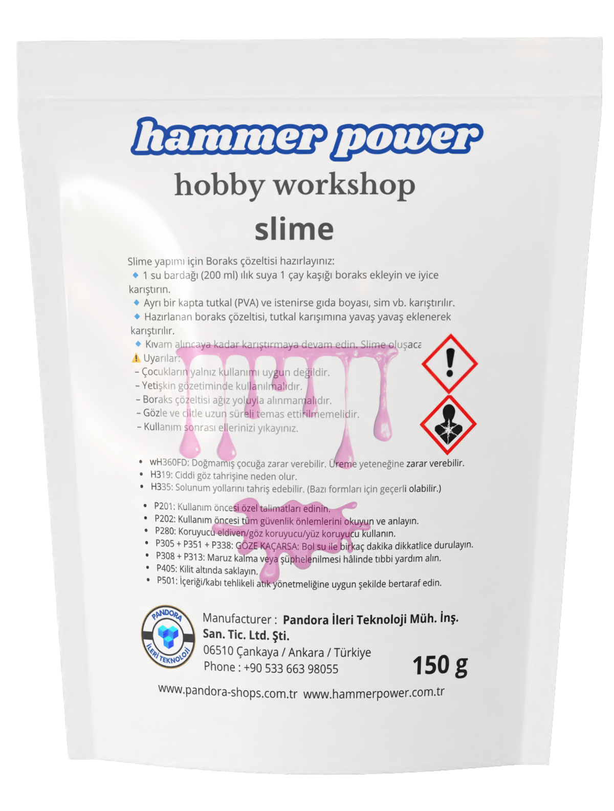 Slime için Boraks 150g