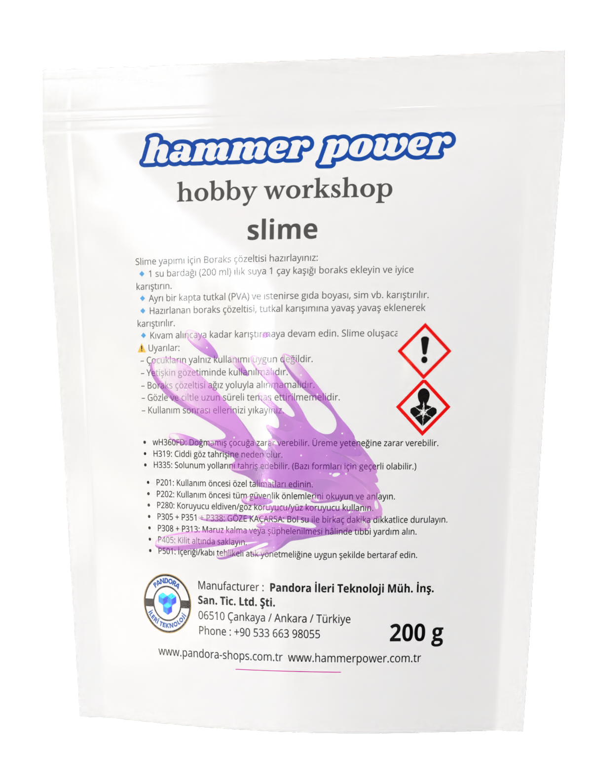 Slime için Boraks 200g