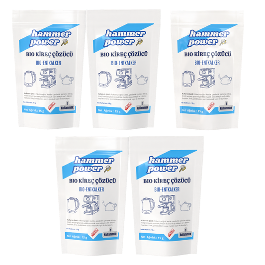 Hammer Power Bio Kireç Çözücü Toz 15g x 5 Ad.