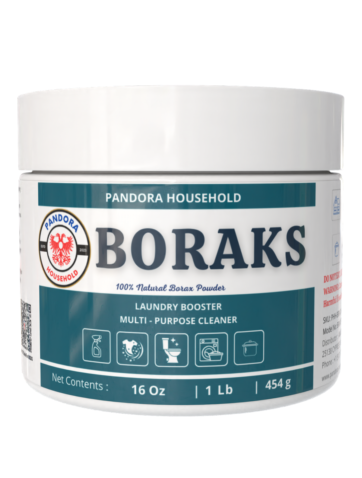 Pandora HouseHold Boraks Katkılı Deterjan