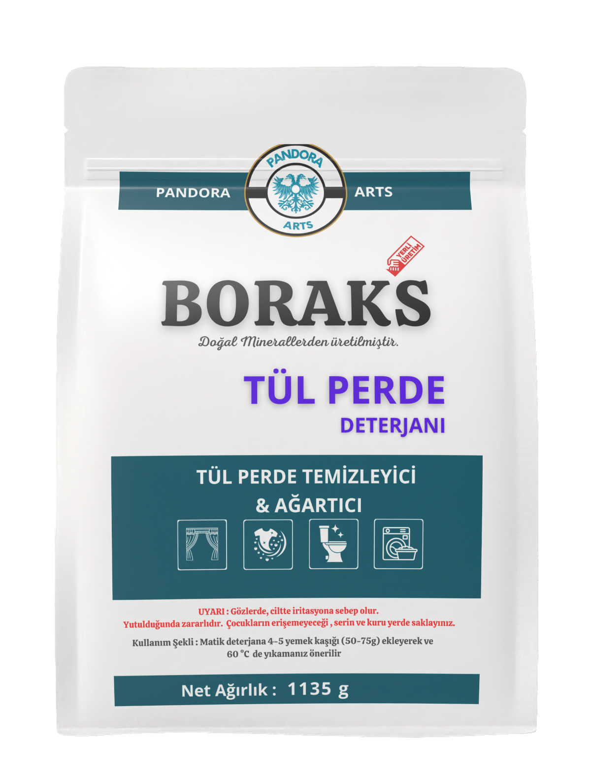 Pandora HouseHold Boraks Katkılı Deterjan
