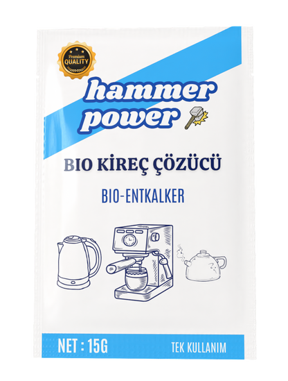Hammer Power Bio Kireç Çözücü Toz 15g 4 lü Paket