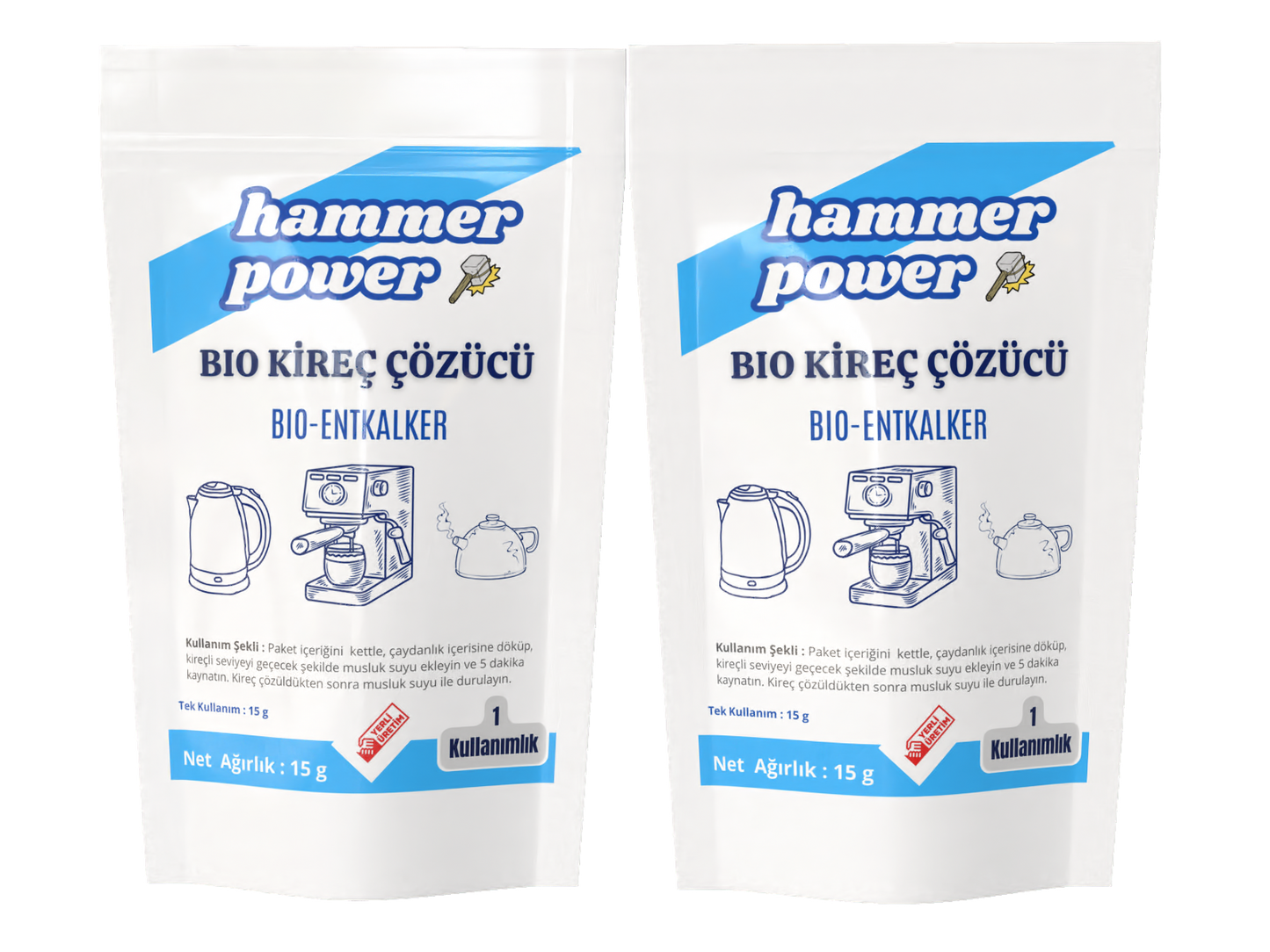 Hammer Power Bio Kireç Çözücü Toz 15g x 2 Ad.