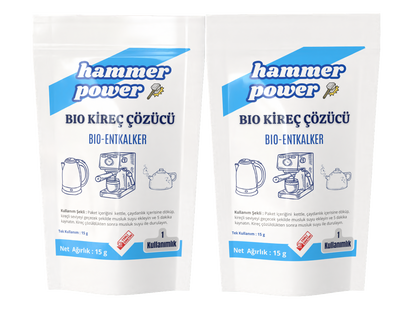 Hammer Power Bio Kireç Çözücü Toz 15g x 2 Ad.